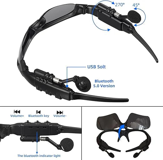 Bluetooth Sunglasses with Built-In Earphones | Smart Audio Eyewear