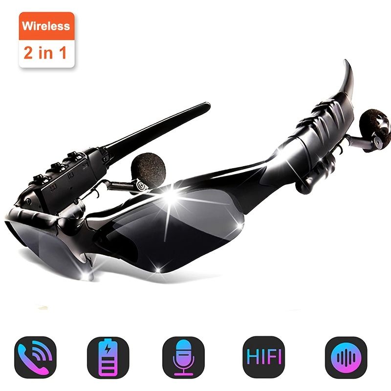 Bluetooth Sunglasses with Built-In Earphones | Smart Audio Eyewear